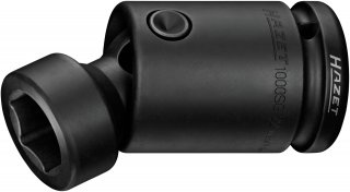 HAZET Kraft-Gelenk-Steckschlüsseleinsatz 1000SG-22 ∙ 3/4 Zoll (20 mm) Vierkant hohl ∙ Außenprofil Sechskant ∙ SW 22 mm