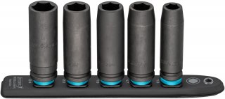 HAZET SmartRail ∙ Flexible Kunststoff-Steckleiste 900SLG-SR/5 ∙ 1/2 Zoll (12,5 mm) Vierkant hohl ∙ Außen Sechskant-Tractionsprof
