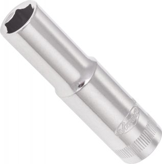 VIGOR Steckschlüsseleinsatz ∙ lang ∙ V2018N ∙ 3/8 Zoll (10 mm) Vierkant hohl ∙ Außen Sechskant Profil ∙ SW 10 mm