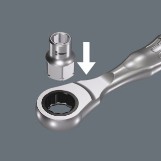 8790 FA Zyklop-Steckschlüsseleinsatz mit 1/4"- und Sechskant Hex