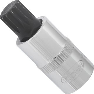 VIGOR Innenvielzahn Schraubendreher-Einsatz ∙ XZN ∙ V2065 ∙ 1/2 Zoll (12,5 mm) Vierkant hohl ∙ Innen Vielzahn Profil XZN ∙ SW M1