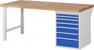 Werkbank 7517A1 | B2000xT900xH890mm | 7xSchublade-TA