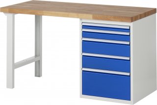 Werkbank 7511A1 | B1500xT700xH890mm | 5xSchublade-TA