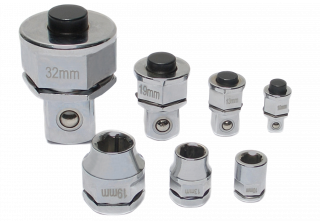 Adaptersatz für Ratschenschlüssel | 7-teilig Adaptersatz für Ratschenschlüssel | 7-teilig