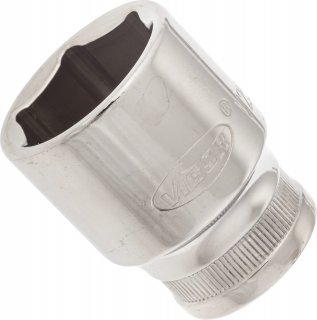 VIGOR Steckschlüsseleinsatz ∙ V2569N ∙ 1/2 Zoll (12,5 mm) Vierkant hohl ∙ Außen Sechskant Profil ∙ SW 23 mm