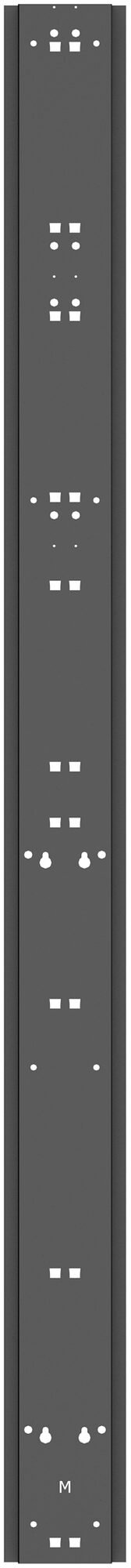 VIGOR Lochwandträger ∙ mittig ∙ V6000-047M-E ∙ L x B: 1980 mm x 156 mm