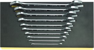 Doppelmaulschlüssel-Satz  TCS MOTOR 10/10 | 6x7–24x27 mm 10 St.