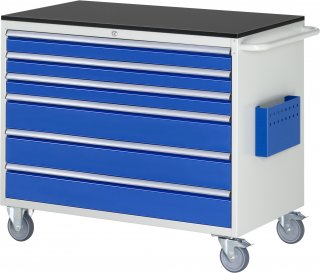 Montagewagen XXL5.9 | B1145xT650xH970mm | 6xSchublade-TA | M-Top-20mm