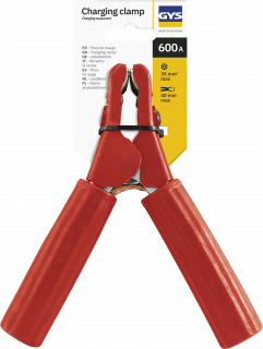 Isolierte Klemme - 600 A - rot