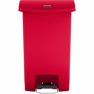 Rubbermaid Tretabfalleimer Slim Jim 1883566 Kunststoff 50l rot