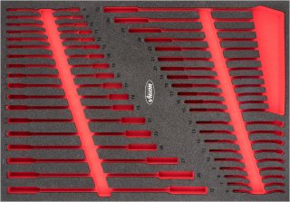 VIGOR Weichschaumeinlage ∙ leer ∙ V6807-L ∙ L x B x H: 563 mm x 393 mm x 35 mm