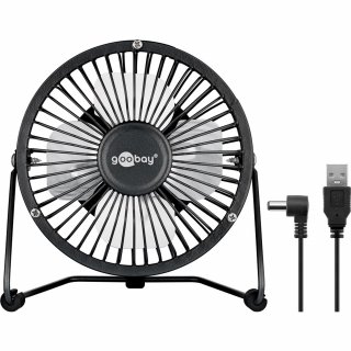 Goobay Tischventilator 62060 USB sw