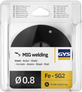 Massivdrahtspule - Ø 100 mm - Stahl - Ø 0,8 mm - 0,9 kg