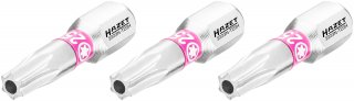 HAZET Bit 2223N-T25H/3 ∙ 1/4 Zoll (6,3 mm) Sechskant massiv ∙ Tamper Resistant TORX® Profil ∙ 3-teilig ∙ SW T25H