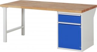Werkbank 7502A1 | B2000xT900xH890mm | 1xSchublade-VA | 1xTür