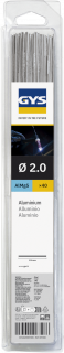 40 WIG-Schweißstäbe Alu - AlMg5 - Ø 2,0 mm - 333 mm - 0,33 kg Blister