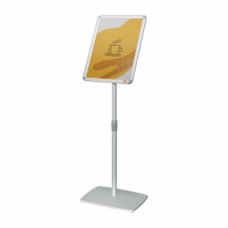 Nobo Prospektständer 1902384 DIN A3 35x7x101cm silber
