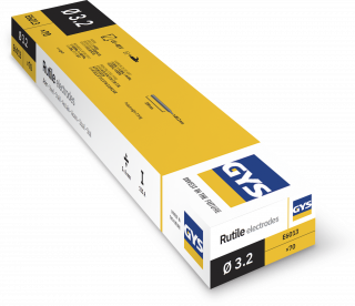 70 Rutil-Stahl-Elektroden - Ø 3,2 mm - 1/2 Schachtel