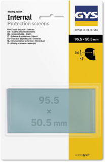 5 Innenscheiben (95,5x50,5 mm) - TECHNO 9-13