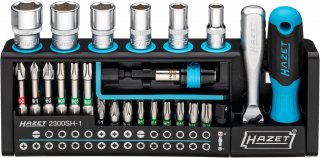 HAZET SmartHolder Werkzeug Halter 2300SH-1 ∙ 1/4 Zoll (6,3 mm) Sechskant massiv | 1/4 Zoll (6,3 mm) Vierkant hohl ∙ Schlitz Profi