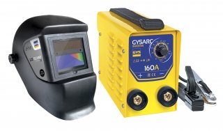 SET GYSARC 160 + SCHWEIßHELM LCD 11 TRUE COLOR