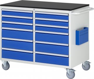 Montagewagen LL5.9.9 | B1145xT650xH970mm | 12xSchublade-TA | M-Top-20mm