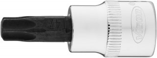 VIGOR Schraubendrehereinsatz ∙ V2192N ∙ 1/4 Zoll (6,3 mm) Vierkant hohl ∙ Innen TORX® Profil ∙ SW T8