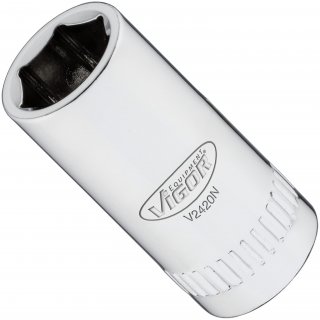 VIGOR Steckschlüsseleinsatz ∙ V2420N ∙ 1/4 Zoll (6,3 mm) Vierkant hohl ∙ Außen Sechskant Profil ∙ SW 8 mm