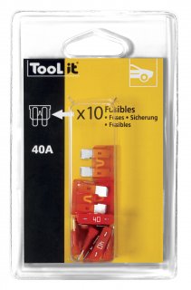 10 Sicherungen - 40 A - Blister