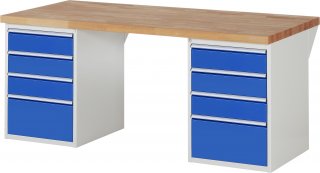 Werkbank 7510A3 | B2000xT900xH890mm | 8xSchublade-TA