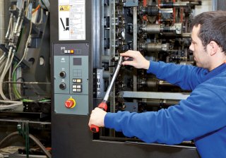 VIGOR Drehmomentschlüssel ∙ V3441 ∙ Drehmomentbereich min-max: 40 – 200 Nm ∙ Genauigkeit: 4% ∙ 1/2 Zoll (12,5 mm) Vierkant massi