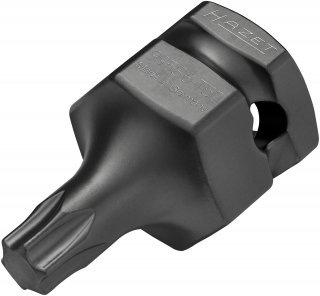 HAZET Kraft-Schraubendreher-Steckschlüsseleinsatz 995S6-T50 ∙ 1/2 Zoll (12,5 mm) Vierkant hohl | 24 mm Außen-Sechskant ∙ Innen TO