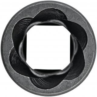 VIGOR Spiralnutenausdreher-Einsatz ∙ V2404N-8 ∙ 1/2 Zoll (12,5 mm) Vierkant hohl ∙ Außen Schraubenausdreher Profil ∙ SW 8 mm