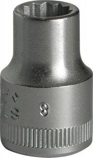 3/8" Steckschlüsseleinsatz SW 8mm L.25mm