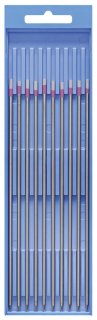 10 Wolframelektroden LYMOX LUX Ø3,2 - Fuchsia/Grau (AC/DC)