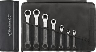 Doppelringratschenschlüssel-Satz 25/4 9x10-17x19 4 St.