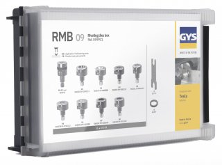 Matrizen-Set RMB 09 (Tesla) - für Stanznietgerät 10T/8T.PP/10T.PP