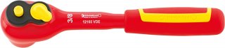 VDE-QR-Feinzahnknarre 3/8 RSW.4.5° L.197mm