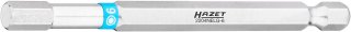 HAZET Bit 2204NELG-6 ∙ 1/4 Zoll (6,3 mm) Sechskant massiv ∙ Innen Sechskant Profil ∙ SW 6 mm