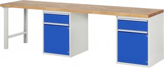 Werkbank 7502A8 | B3000xT700xH890mm | 1xSchublade-VA | 1xTür