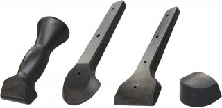 4 Kunststoff-Formwerkzeuge