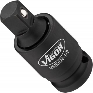 VIGOR Schlagschrauber Gelenkstück ∙ V5505N-1/2 ∙ 1/2 Zoll (12,5 mm) Vierkant hohl ∙ 1/2 Zoll (12,5 mm) Vierkant massiv
