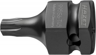 HAZET Schlag- | Maschinenschrauber Schraubendreher-Steckschlüsseleinsatz 995S6-T45 ∙ 1/2 Zoll (12,5 mm) Vierkant hohl | 24 mm Auße HAZET Schlag- | Maschinenschrauber Schraubendreher-Steckschlüsseleinsatz 995S6-T45 ∙ 1/2 Zoll (12,5 mm) Vierkant hohl | 24 mm Auße