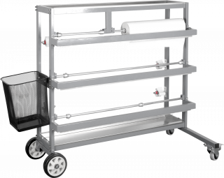 ABDECKPAPIER WAGEN 4 ROLLEN 30/60/120/120 cm