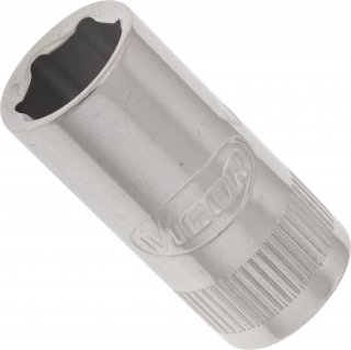 VIGOR Sechskant Steckschlüsseleinsatz ∙ V2420N ∙ 1/4 Zoll (6,3 mm) Vierkant hohl ∙ Außen Sechskant Profil ∙ SW 8 mm