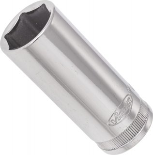 VIGOR Sechskant Steckschlüsseleinsatz ∙ lang ∙ V2315N ∙ 3/8 Zoll (10 mm) Vierkant hohl ∙ Außen Sechskant Profil ∙ SW 19 mm