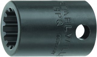 3/8" Steckschlüsseleinsatz SW 7/16" L.28mm