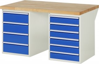 Werkbank 7821A3 | B1500xT900xH890mm | 10xSchublade-TA