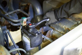 VIGOR Ölfilter-Spannschlüssel ∙ 80 – 115 mm ∙ universal ∙ V4414 ∙ 22 mm Außen-Sechskant | 1/2 Zoll (12,5 mm) Vierkant hohl ∙ 80 -