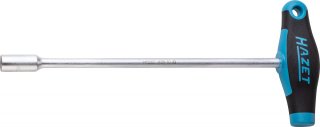 HAZET Steckschlüssel ∙ mit T-Griff 428-10 ∙ Außen Sechskant Profil ∙ SW 10 mm